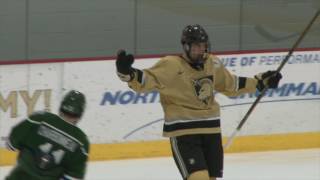 Army Hockey Dominic Franco Shorthanded Goal vs Mercyhurst 11417 [upl. by Joashus]