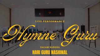 LIVE PERFORMANCE MV HARI GURU NASIONAL 2024  HYMNE GURU [upl. by Eilrak]