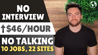 Top 11 No Interview Remote Jobs for Introverts [upl. by Noillid]