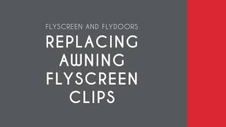 How to Change Flyscreen Clip on Awning Windows with Jason Windows [upl. by Eadwine]