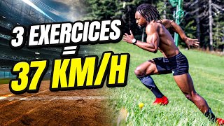 3 EXERCICES pour courir plus vite exercice en extérieur sans musculation [upl. by Gustafsson]