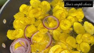 Crunchy plantain chips in 10 minutes Step by step tutorial [upl. by Inej191]