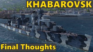 Khabarovsk  Review  T10 Coal Destroyer  World of Warships [upl. by Dotson]