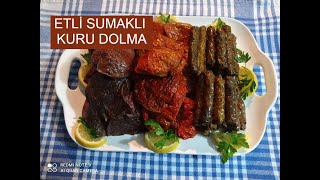 ETLİ SUMAKLI KARIŞIK KURU DOLMA [upl. by Mccarty]