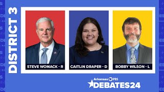 Election 2024 Arkansas PBS Debates  US District 3  Press Conferences [upl. by Eelra]