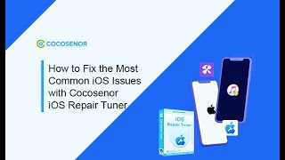 How to Fix the Most Common iOS Issues with Cocosenor iOS Repair Tuner [upl. by Eilime]