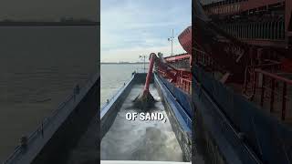 Transporting sand on a ship 🚢😮  🎥 mrtumtum [upl. by Anurag456]