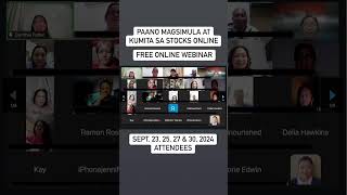 FREE ONLINE WEBINAR Paano magsimula sa Philippine Stock Market [upl. by Remark]