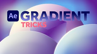 Gradient Effect Tricks in After Effects  Tutorial [upl. by Doykos927]