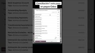 Conciliación de pagos en 1 solo paso odoov17 odoo odooapps odoosupport [upl. by Bartholomeus]