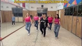 Andamento Lento  Coreografia Cover Sicilia Ballo di Gruppo 2024 [upl. by Lieno230]