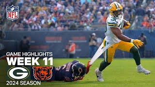 Green Bay Packers vs Chicago Bears Game Highlights  NFL 2024 Season Week 11 [upl. by Rezal]