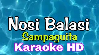 Nosi Balasi  SAMPAGUITA karaoke HD karaoke song [upl. by Ykcin]