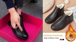 👢Ciepłe buty antypoślizgowe damskie [upl. by Enhpad102]