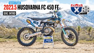 First Ride on 20235 Husqvarna FC 450 Rockstar Edition  Racer X Films [upl. by Spillar]