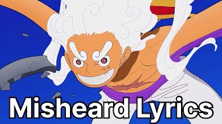 Misheard Lyrics One Piece Opening 26  US  Hiroshi Kitadani [upl. by Eiryk528]