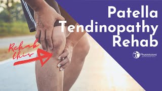 Patellar Tendinopathy Rehabilitation  Jumpers Knee Rehab [upl. by Cristobal]