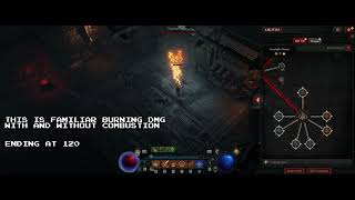 familiar burning damage bugged with combustion [upl. by Beard]