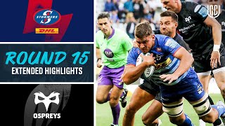 DHL Stormers v Ospreys  Extended Highlights  Round 15 202122 [upl. by Alasdair]