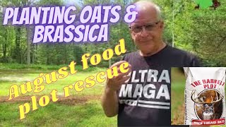 Planting Buck Forage Oats and Brassicas  Food Plot Rescue [upl. by Ttenaj992]