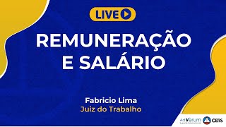 Remuneração e Salário  Prof Fabricio Lima [upl. by Tzong]