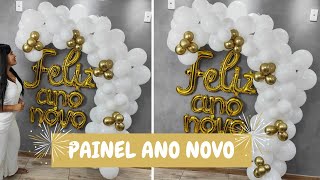 PAINEL PARA FOTOS NO ANO NOVO [upl. by Akierdna526]