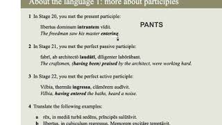 Stage 23 ATL I More Participles [upl. by Atikahs]