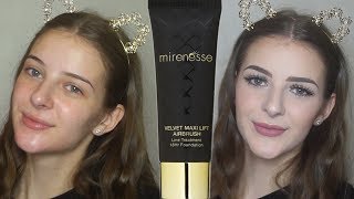 Mirenesse Velvet Maxi Lift Foundation Review  FOUNDATION FRIDAY [upl. by Katrinka]