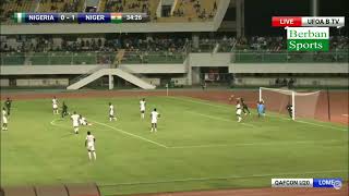 Nigeria vs Niger 3  1 Goals Highlights U20 Afcon Qualifiers [upl. by Leira]