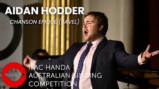 2024 Aidan Hodder Baritone SemiFinals Concert second performance Ravel [upl. by Niletak]