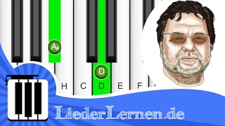 Klaus Lage  1000 mal berührt  Klavier lernen  Musiknoten  Akkorde [upl. by Ylebmik]