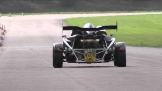 Ariel Atom launch vs Porsche 996 GT3 [upl. by Ayikal]