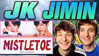 BTS JIMIN amp JUNGKOOK  Mistletoe Christmas Day REACTION [upl. by Alegnad]