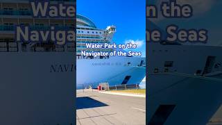 Check out the Waterslides on RoyalCaribbean Navigator of the Seas navigatoroftheseas cruise [upl. by Mharba112]