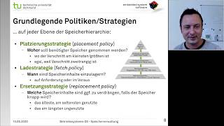 Vorlesung Betriebssysteme  08 Speicherverwaltung [upl. by April]