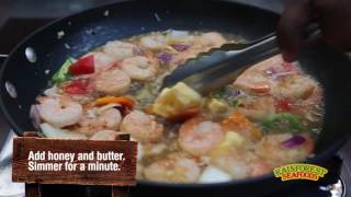 Beer amp Honey Butter Shrimp  Rainforest Seafoods Recipe [upl. by Prescott449]