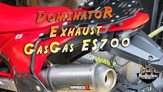 Dominator Exhaust for GasGas ES700 KTM 690 [upl. by Esiuolyram]