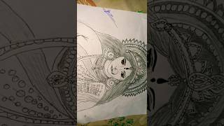 Navratri special drawing godsdrawing navratri gods durgamaadrawing shortsfeed viral [upl. by Nicole]