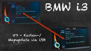 BMW i3 2018  9  Anleitung Navi  Update via USB [upl. by Eveam]