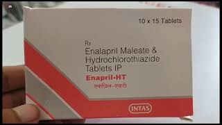 EnaprilHT Tablet  Enalapril Maleate amp HydrochlorothiazideTablets IP  Enapril HT Tablet Uses Dose [upl. by Chloris224]