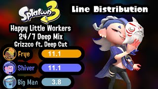 Grizzco ft Deep Cut  Happy Little Workers  247 Deep Mix  Line Distribution Splatoon 3 [upl. by Nussbaum471]