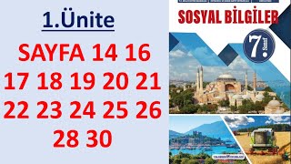 7 SINIF SOSYAL BİLGİLER DERS KİTABI YILDIRIM YAYIN sayfa 14 16 17 18 19 20 21 22 23 24 25 26 28 30 [upl. by Eatnahs]