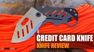 Boker Plus Credit Card Knife Review  OsoGrandeKnives [upl. by Ariaj]