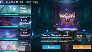 Akashic Ruins  True Story Chapter 8 Scarlet Shadow I  Mobile Legends Adventure [upl. by Aenel]