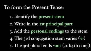 The Present Tense [upl. by Nellahs]