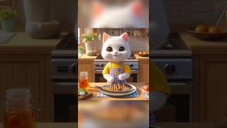 quotThe Cats DIY Fish BBQ Adventure🥰 cat cat BBQ cartoon kitty ai subscribe shorts catslover [upl. by Tamberg12]