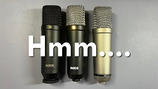 Do they sound the same RODE NT1 Signature VS NT1A [upl. by Woods]