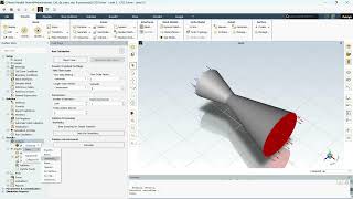 Full Simulation steps for air flow through 3D convergent divergent CD Nozzle on ANSYS Fluent [upl. by Rauch]