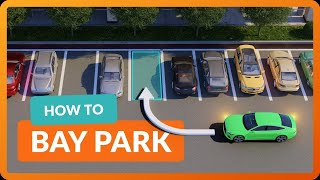 Easy Forward Bay Parking StepByStep  Driving Tips [upl. by Kaleena]