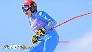 Federica Brignone wins her second superG of season  NBC Sports [upl. by Mufinella]